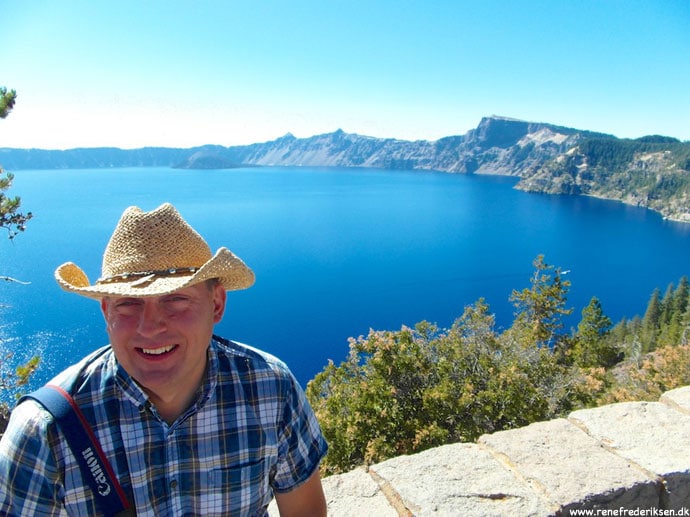 Crater Lake set fra Rim Drive