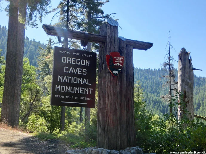 Edderkopper og flagermus i Oregon Caves