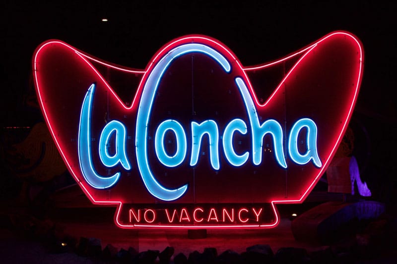 La Concha motel neon sign - The Neon Museum Las Vegas