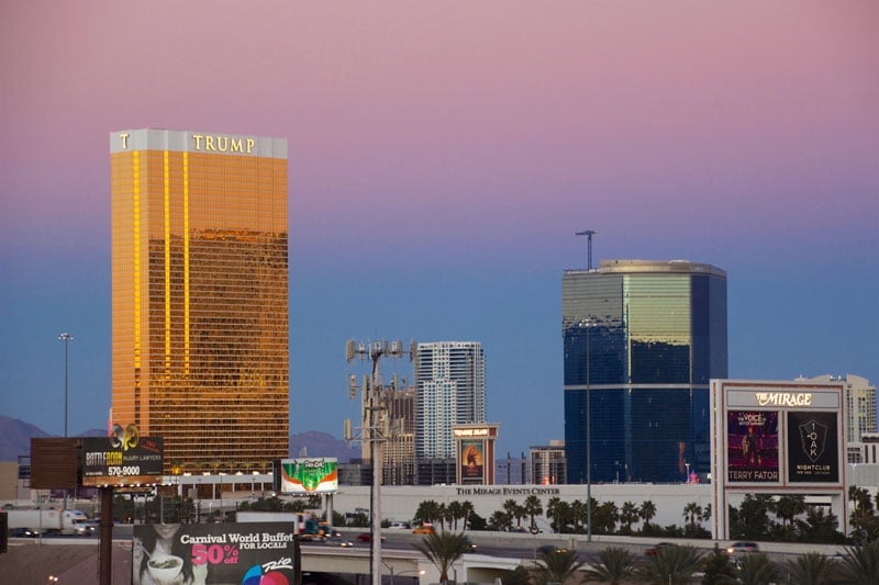 Las Vegas skyline from Rio self park roof