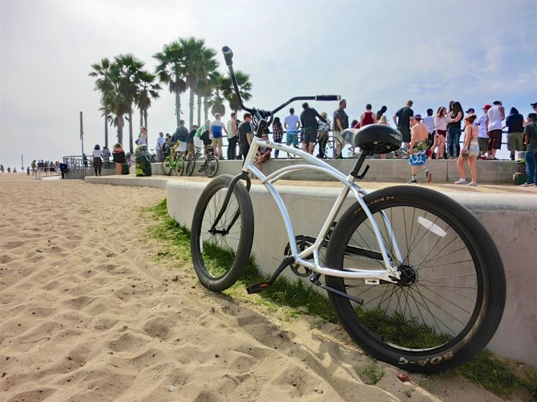 Cykeltur ved Venice Beach