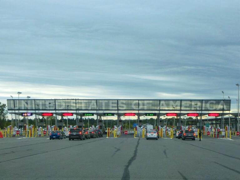 Køre fra Canada til USA i bil