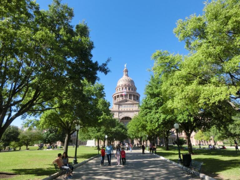 Austin – State Capitol og flagermus