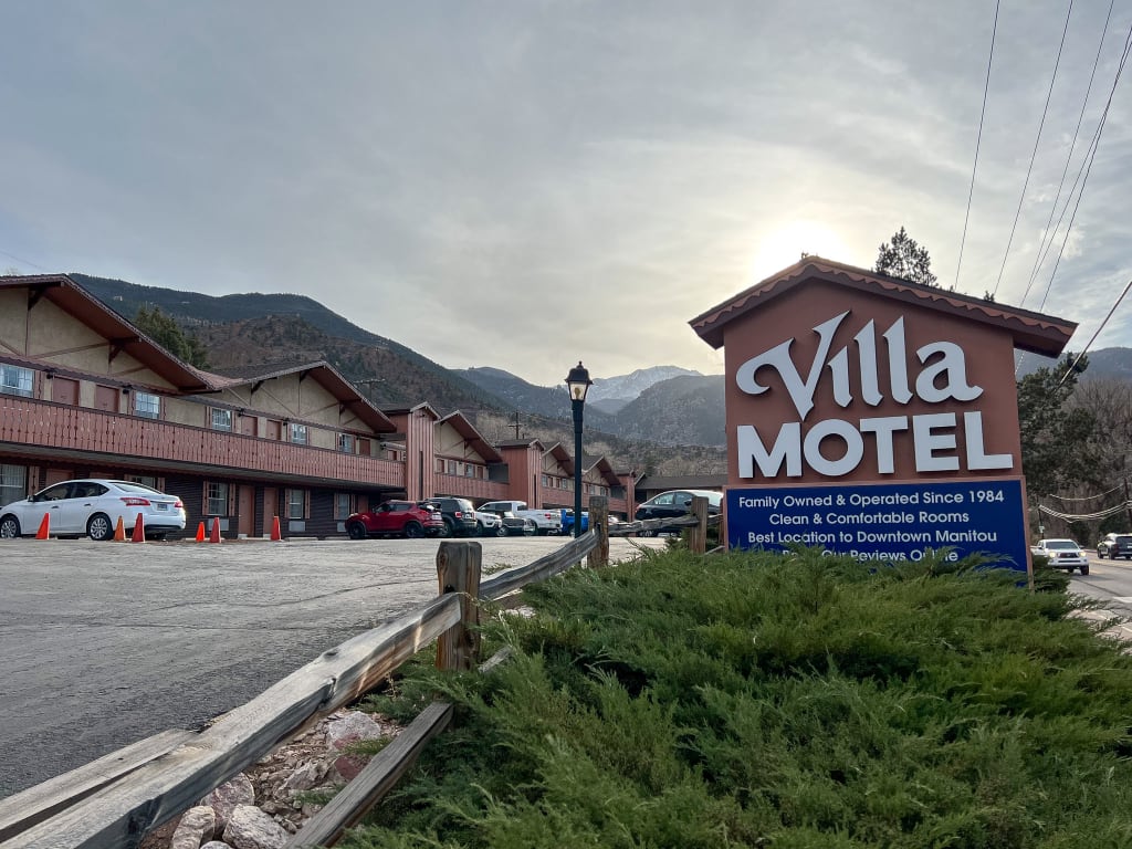 Villa Hotel i Manitou Springs i Colorado.