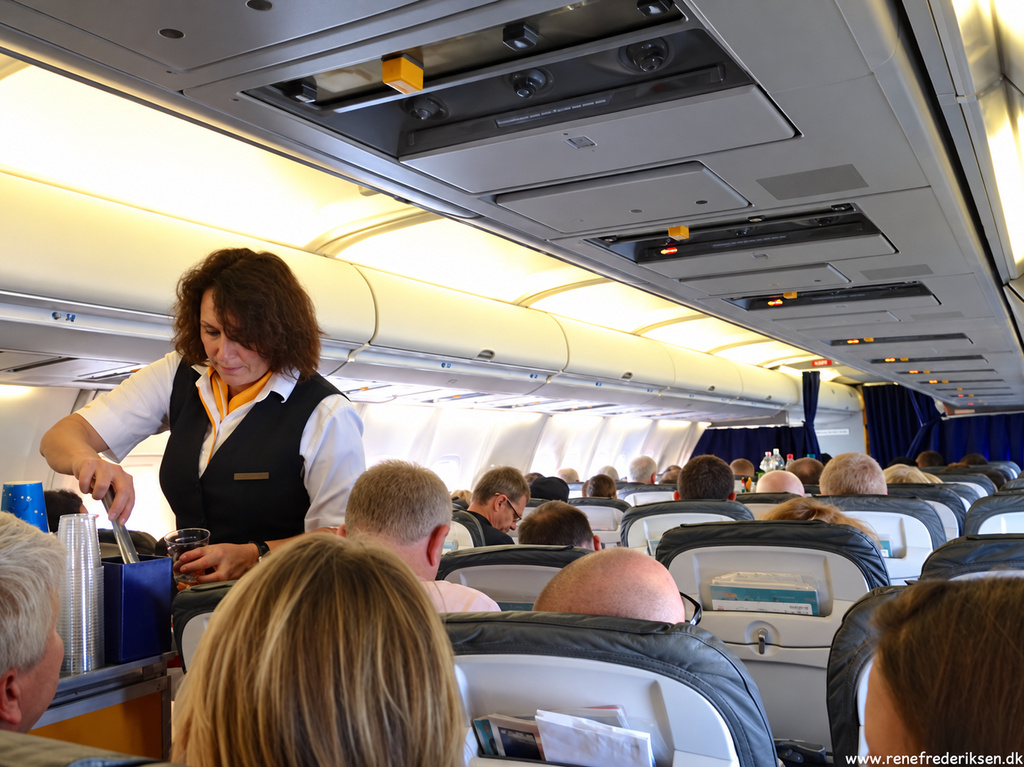 Lufthansa mellem København, Frankfurt og Atlanta Lufthansa-fly på rejsen fra København til Frankfurt og videre til Atlanta