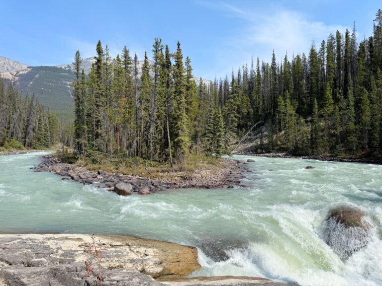 Sunwapta Falls på Icefields Parkway